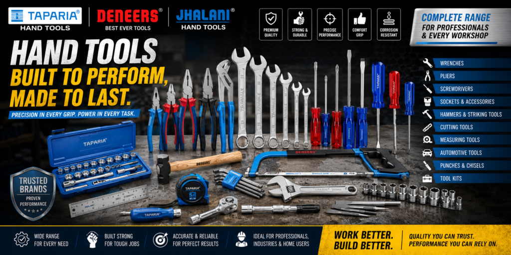 Buy Hand Tools Online in India Best Quality Industrial Tools Supplier Hand Tools Manufacturer & Supplier Durable Industrial Tools India