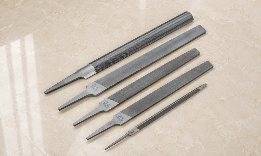 Files-Flat file-Half round file-Round file-Triangular file- Bastered file- smooth file