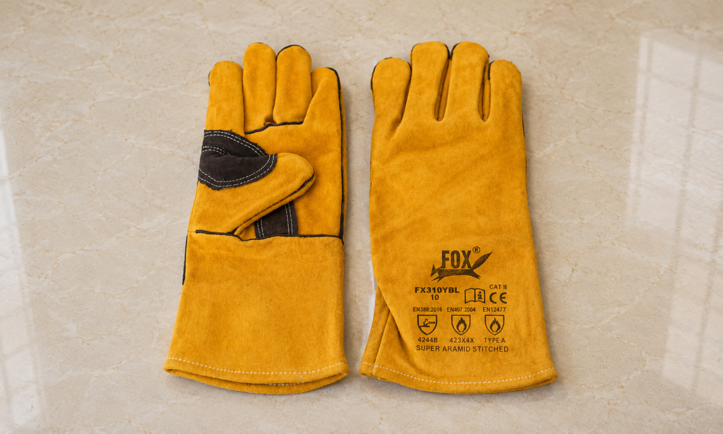 Leather hand glove- Fox-Esab