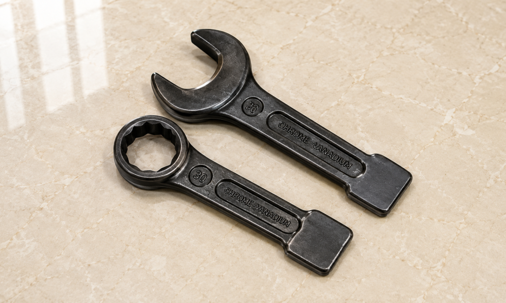 Slogging spanner-Hammering spanner-Slogging-Hammering-Open end -Ring -Spanners