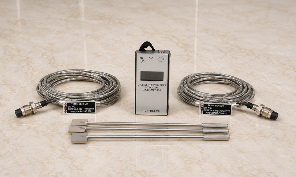 Temprature Indicators with RTD Pipe sensors