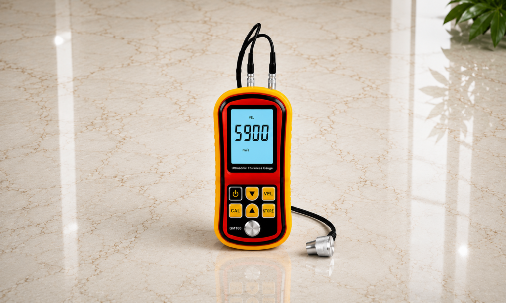 Ultra sonic thickness gauge